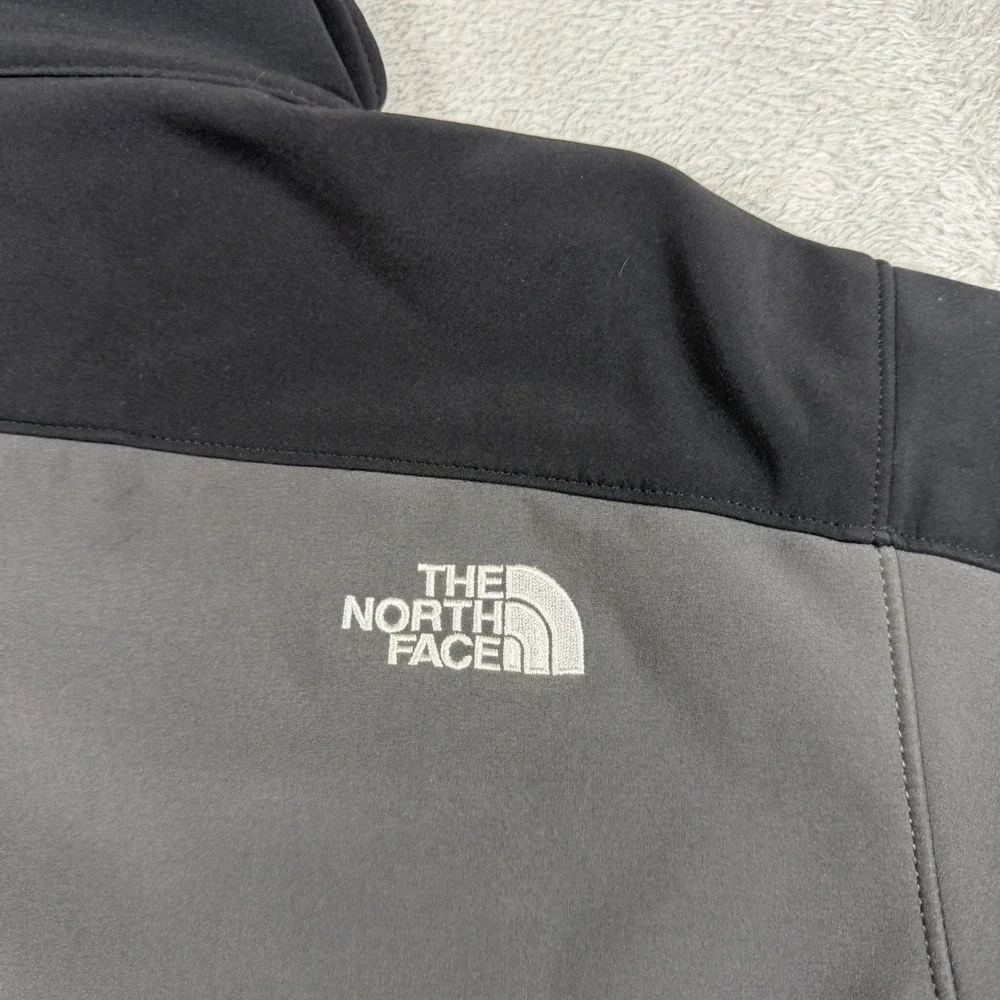 The North Face Apex Bionic Softshell Jacket Mens XXL Gray Full Zip AMVY F13 T183